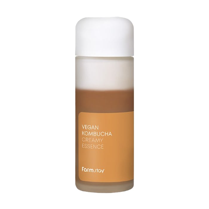 Кремова есенція для обличчя FarmStay Vegan Kombucha Creamy Essence з комбучею, 140 мл