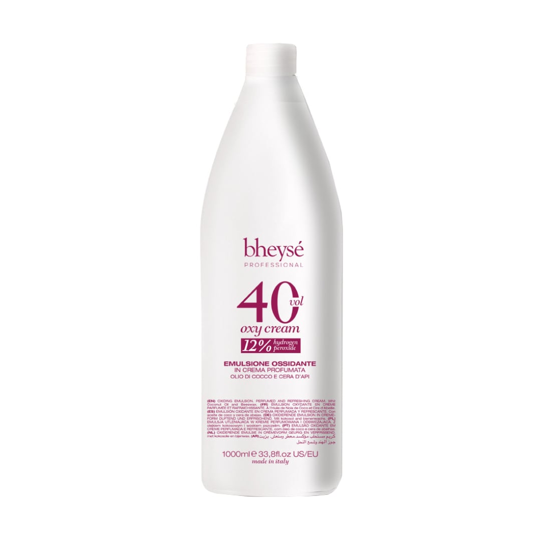 Кремова окисна емульсія для фарби Bheyse Professional Oxy Cream 40 Vol (12%), 1 л