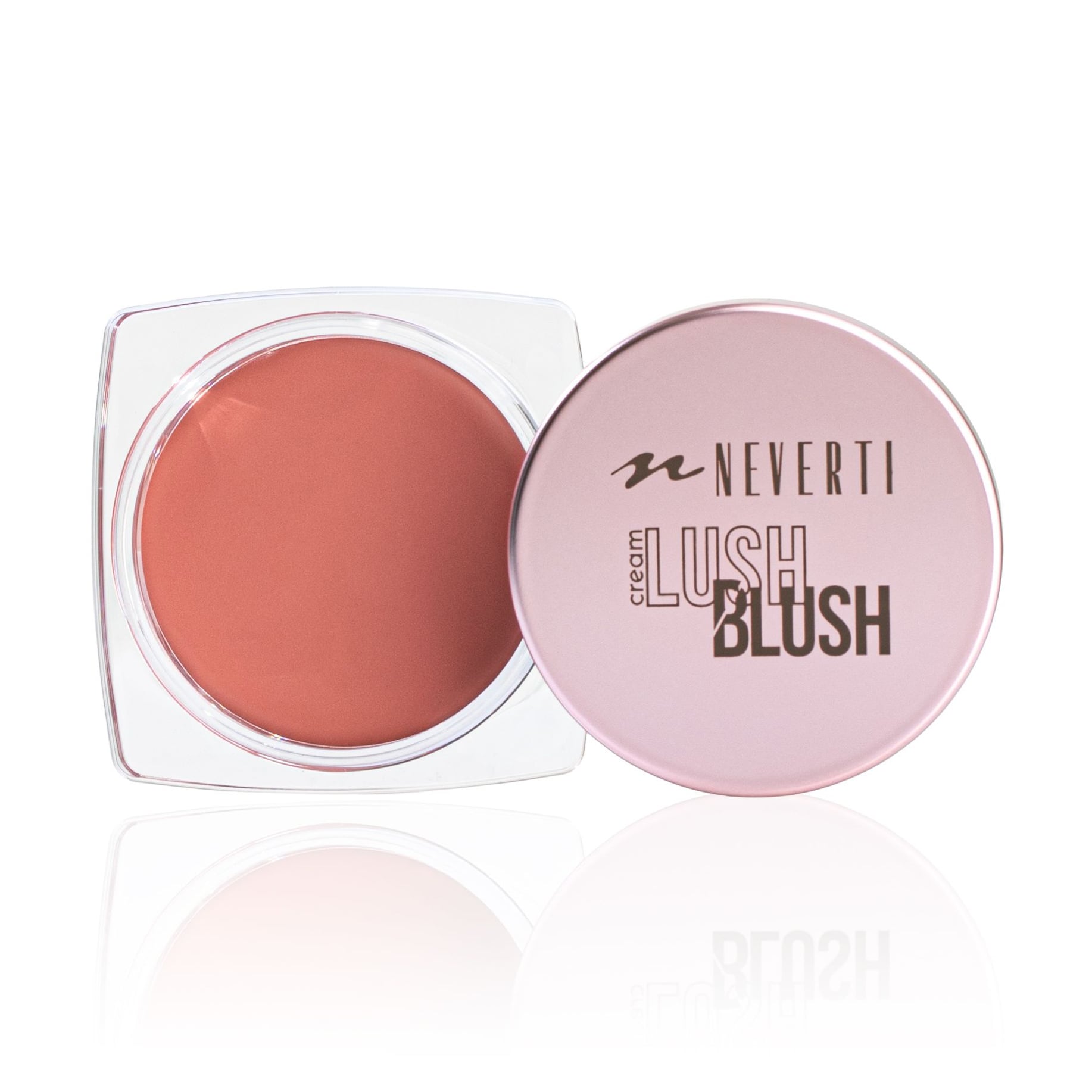 Кремові рум'яна для обличчя Neverti Cream Lush Blush 002 Cool Rose, 10 г