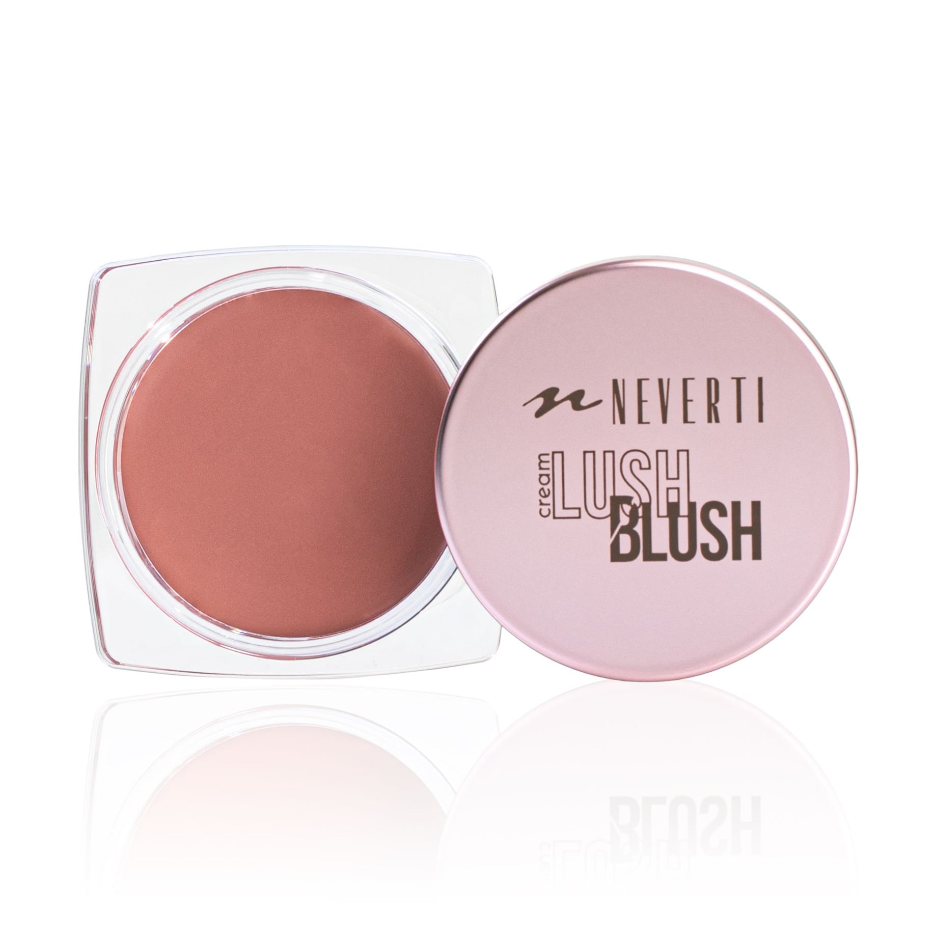 Кремові рум'яна для обличчя Neverti Cream Lush Blush 004 Be Happy, 10 г