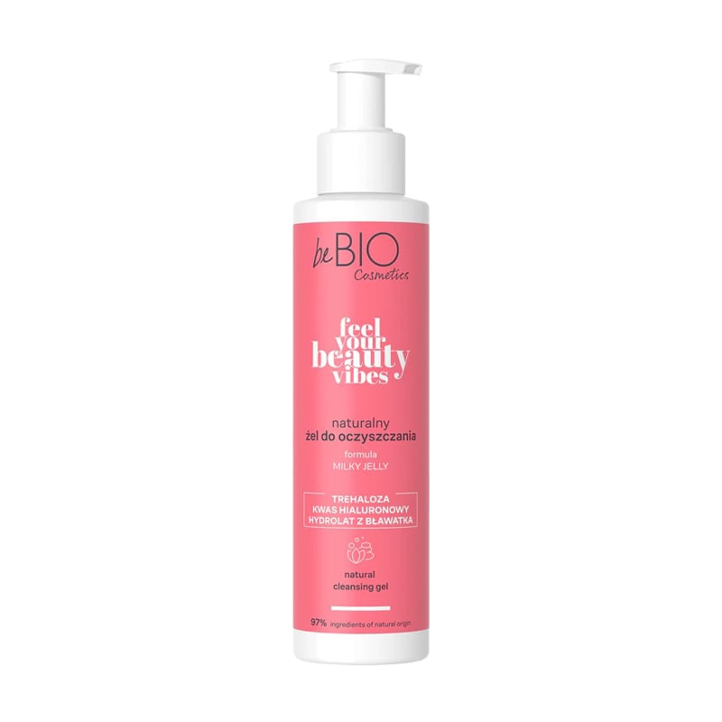 Кремовий гель для вмивання beBIO Feel Your Beauty Vibes Natural Cleansing Gel, 150 мл