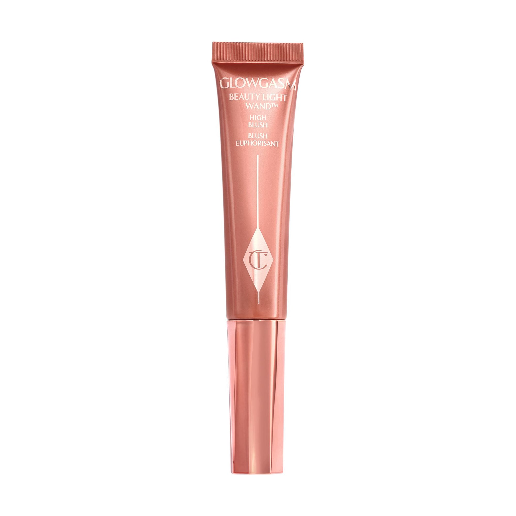 Кремовий хайлайтер для обличчя Charlotte Tilbury Glowgasm Beauty Light Wand, Pinkgasm, 12 мл