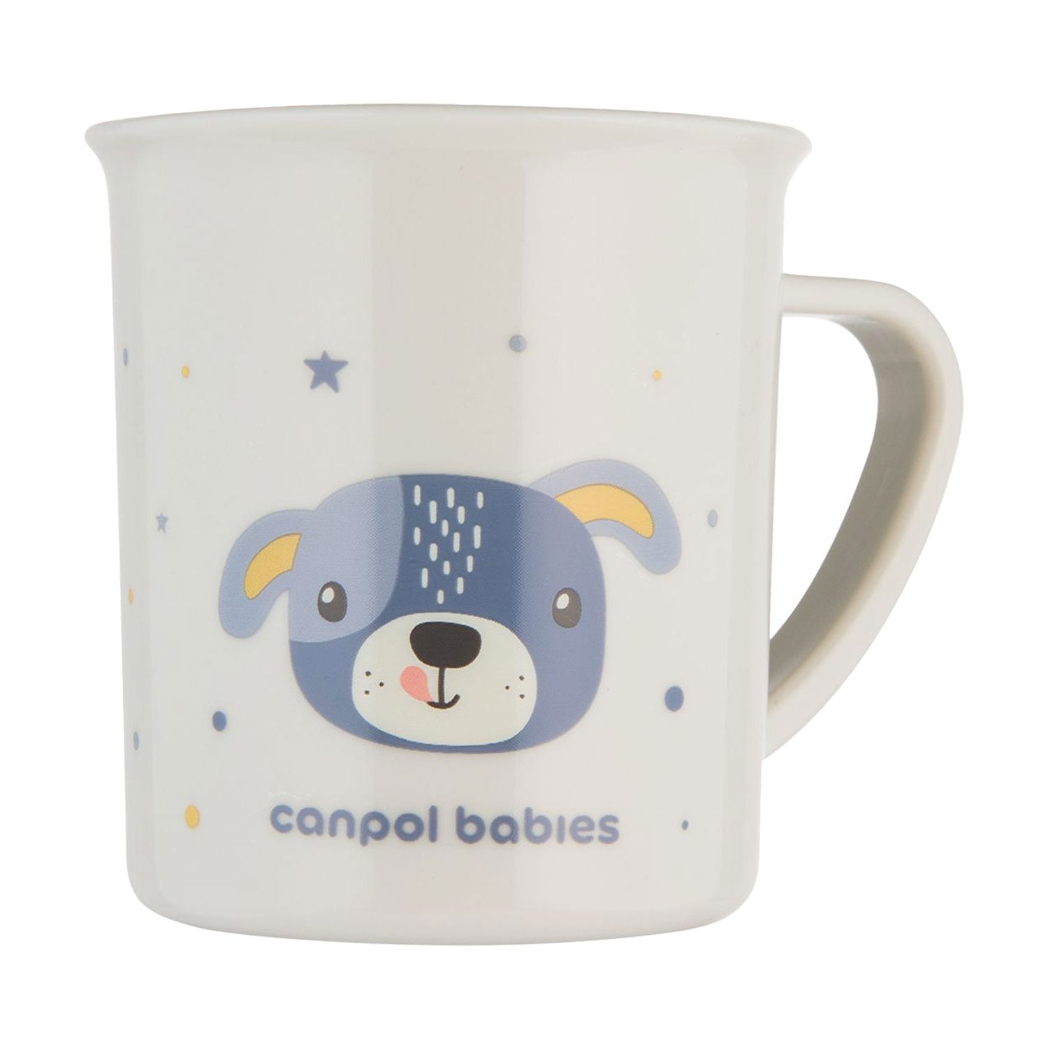 Кружка Canpol Babies Cute Animals пластикова, з малюнком, від 1 року, блакитна, 170 мл (4/413_blu2)