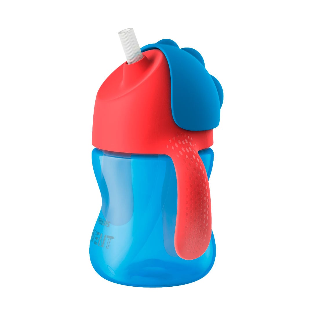 Кружка непроливайка PHILIPS AVENT з трубочкою, від 9 місяців, блакитна, 200 мл (SCF796/01)