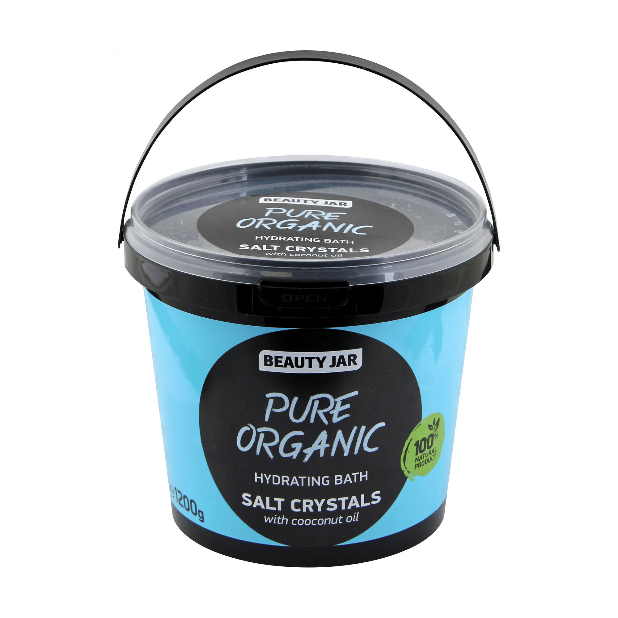 Кристали сольові для ванни Beauty Jar Pure Organic Hydrating Bath Salt Crystals, 1.2 кг