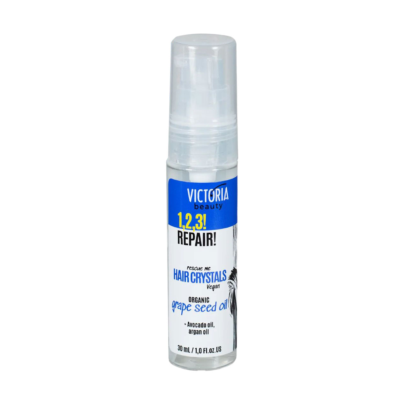 Кристали Victoria Beauty 1, 2, 3! Repair! Hair Crystals для пошкодженого волосся, 30 мл