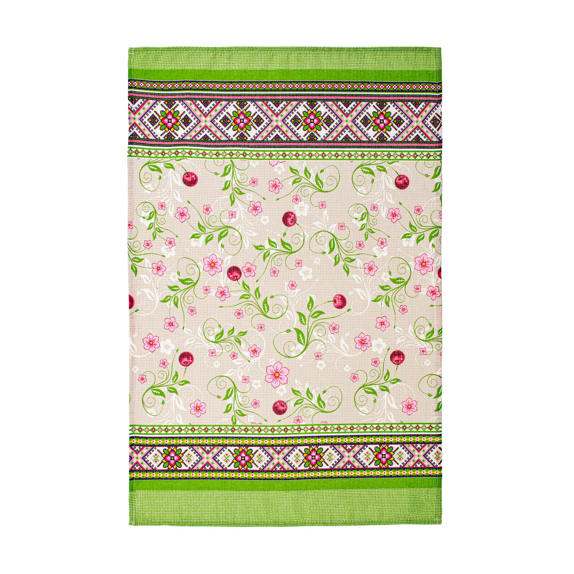 Кухонний рушник вафельний Home Line Етно, візерунок, 45*70 см (175461)