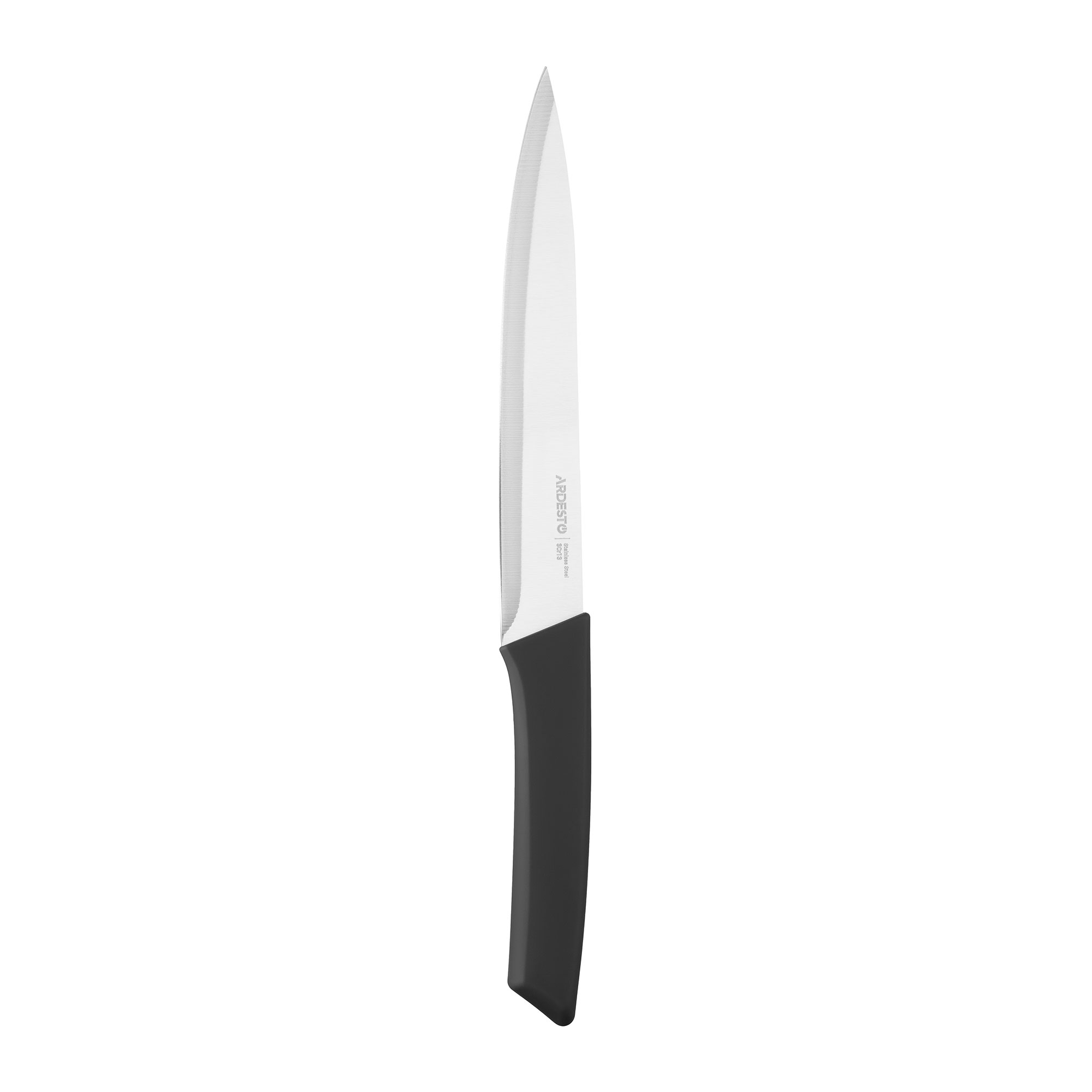 Кухонний слайсерний ніж Ardesto Gemini Gourmet чорний, 20.5 см (AR2132SB)