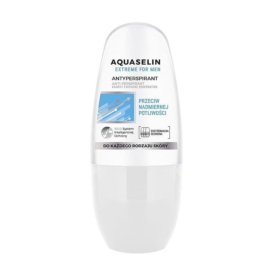 Кульковий антиперспірант Aquaselin Extreme For Men Antiperspirant проти підвищеної пітливості, чоловічий, 50 мл