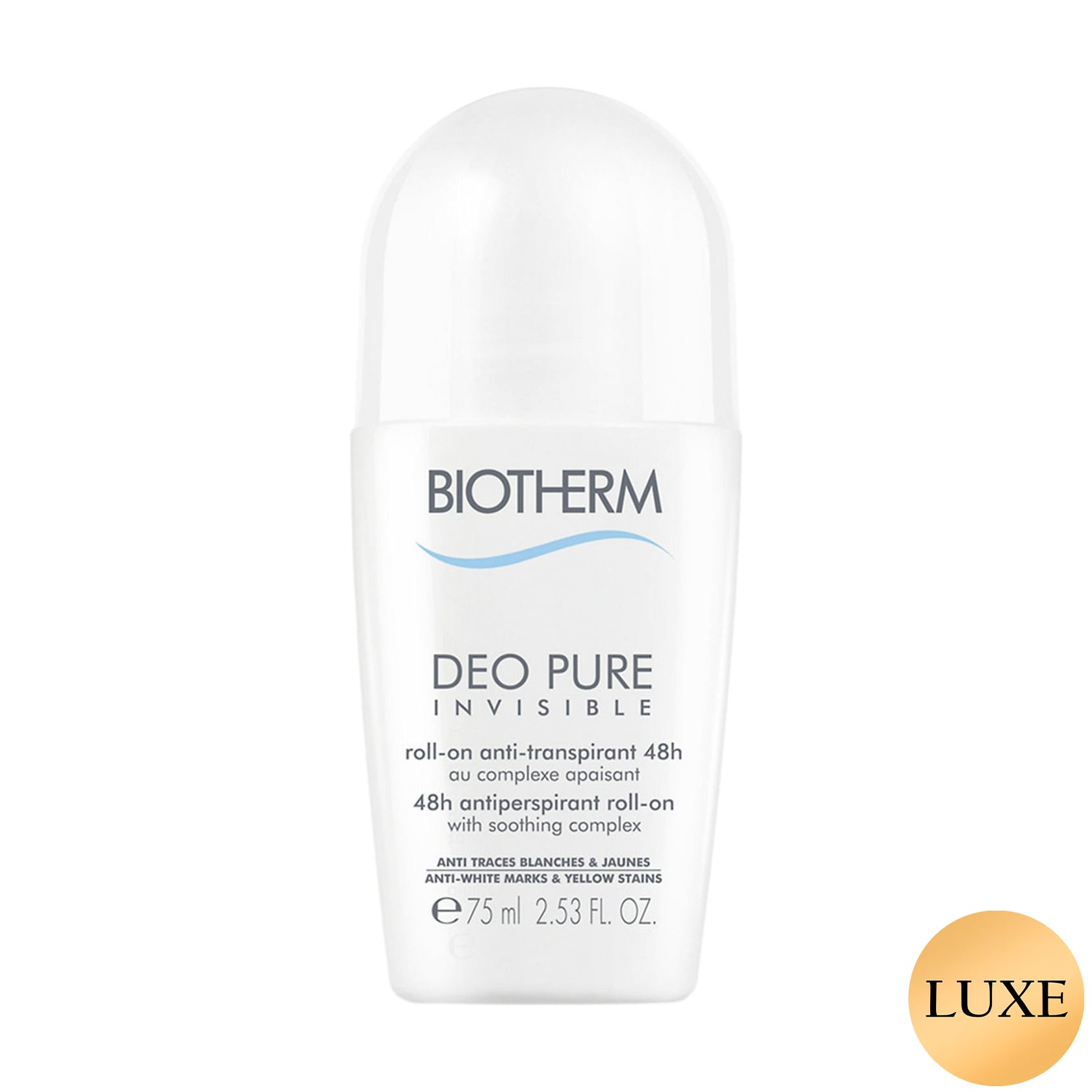 Кульковий антиперспірант Biotherm Deo Pure Invisible Roll-on Antiperspirant 48H, жіночий, 75 мл