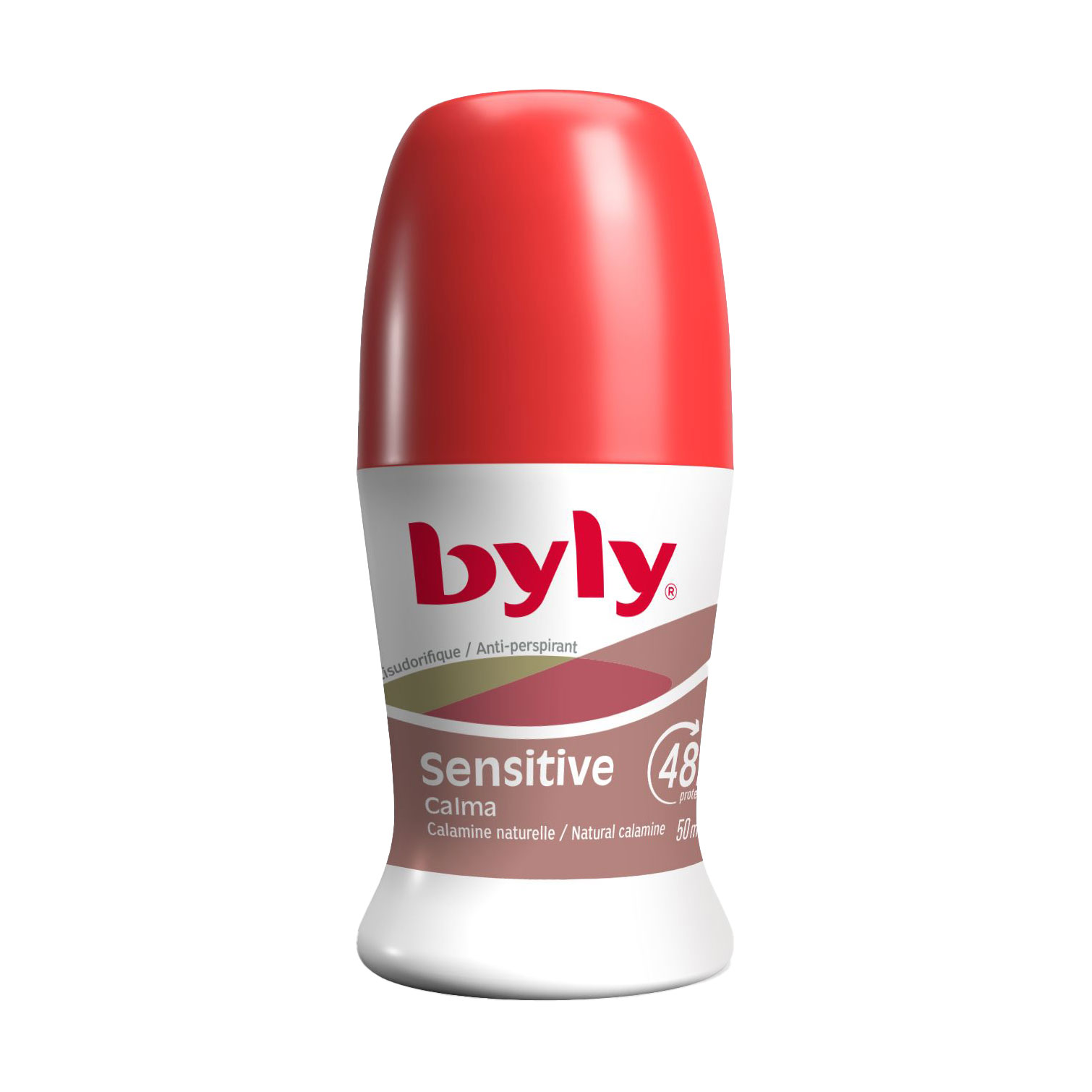 Кульковий антиперспірант Byly Sensitive Calma 48h для чутливої шкіри, з каламіном, 50 мл