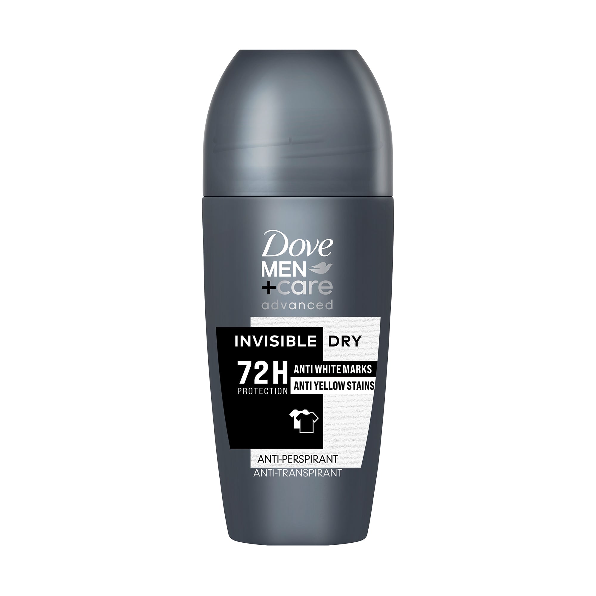 Кульковий антиперспірант Dove Men+ Care Invisible Dry Екстразахист без білих слідів 72H, чоловічий, 50 мл