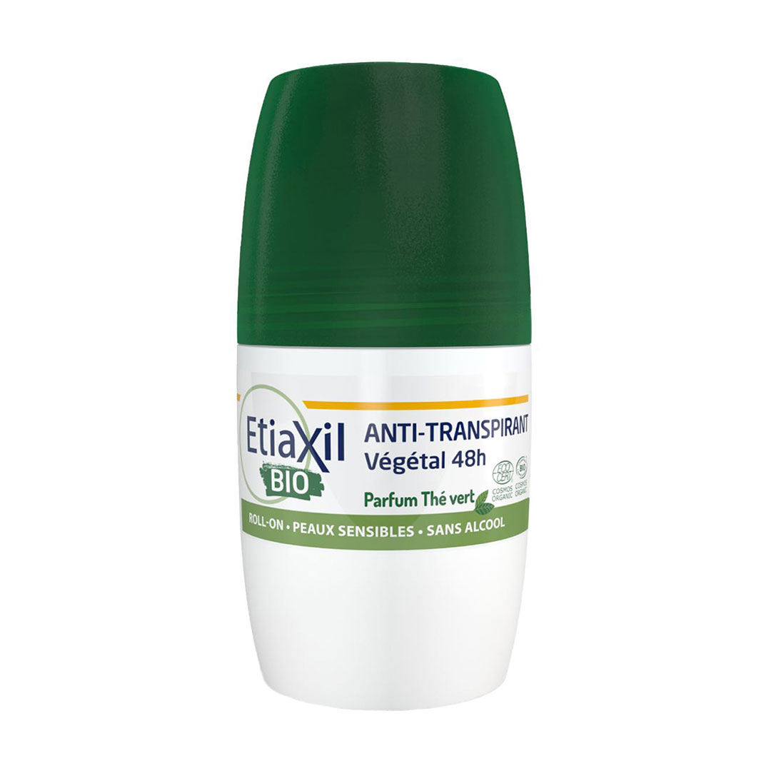 Кульковий антиперспірант Etiaxil Bio Anti-Transpirant 48H Roll-On з ароматом зеленого чаю, 50 мл