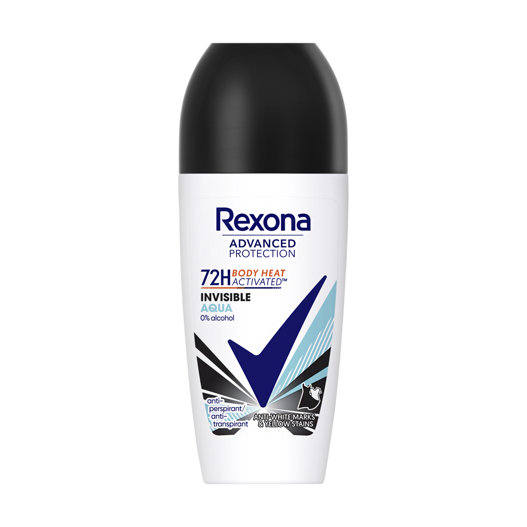 Кульковий антиперспірант Rexona Advanced Protection Invisible Aqua, жіночий, 50 мл