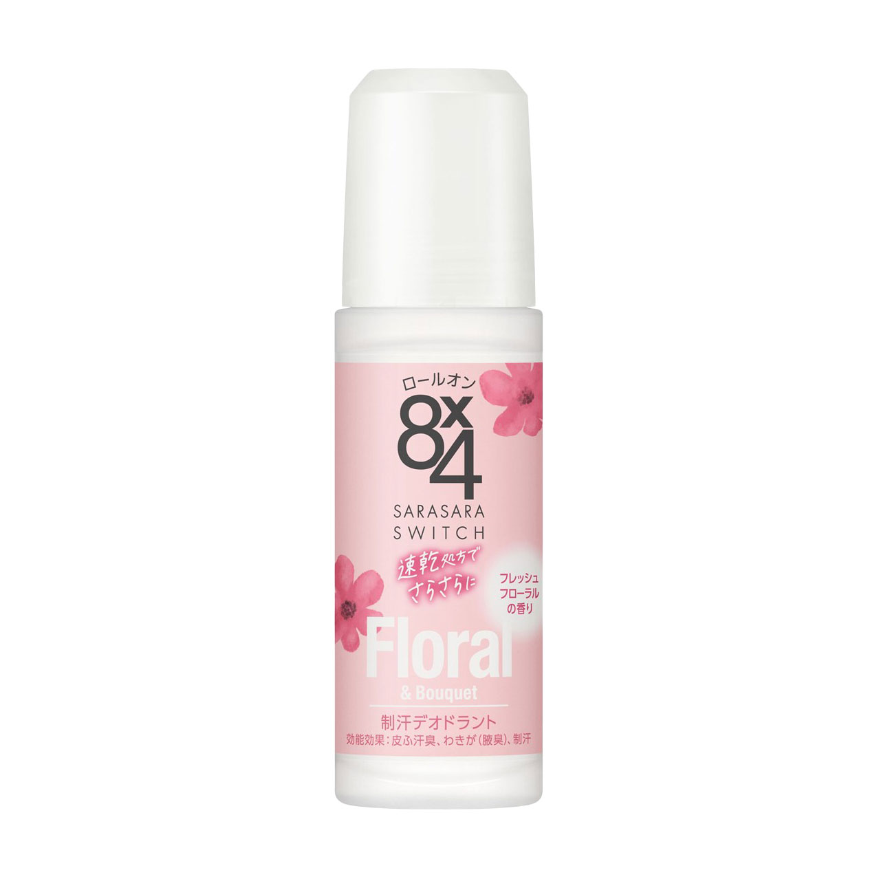 Кульковий дезодорант-антиперспірант Biore 8x4 Deodorant Roll-On Floral &amp; Bouquet з квітковим ароматом, 45 мл
