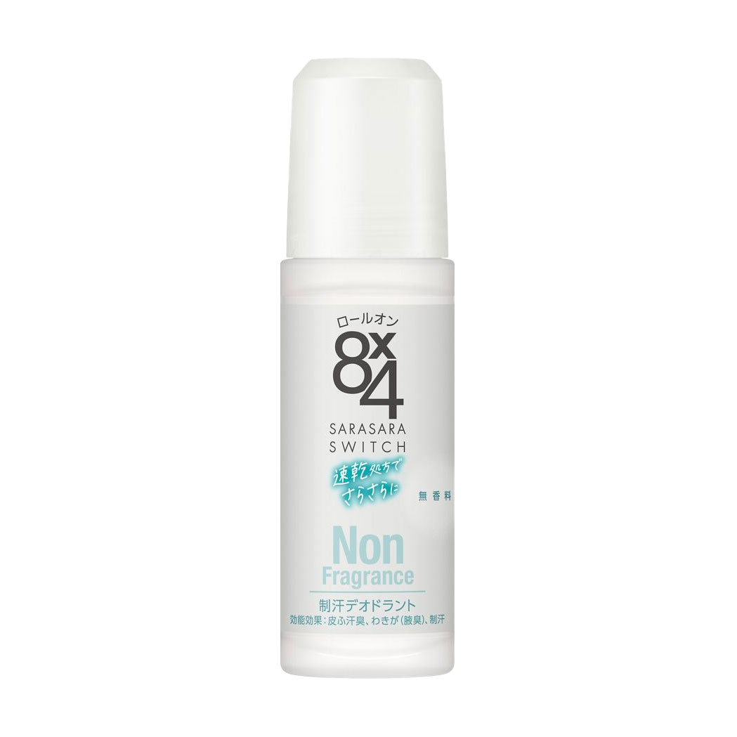 Кульковий дезодорант-антиперспірант Biore 8x4 Deodorant Roll-On Non Fragrance без аромату, 45 мл