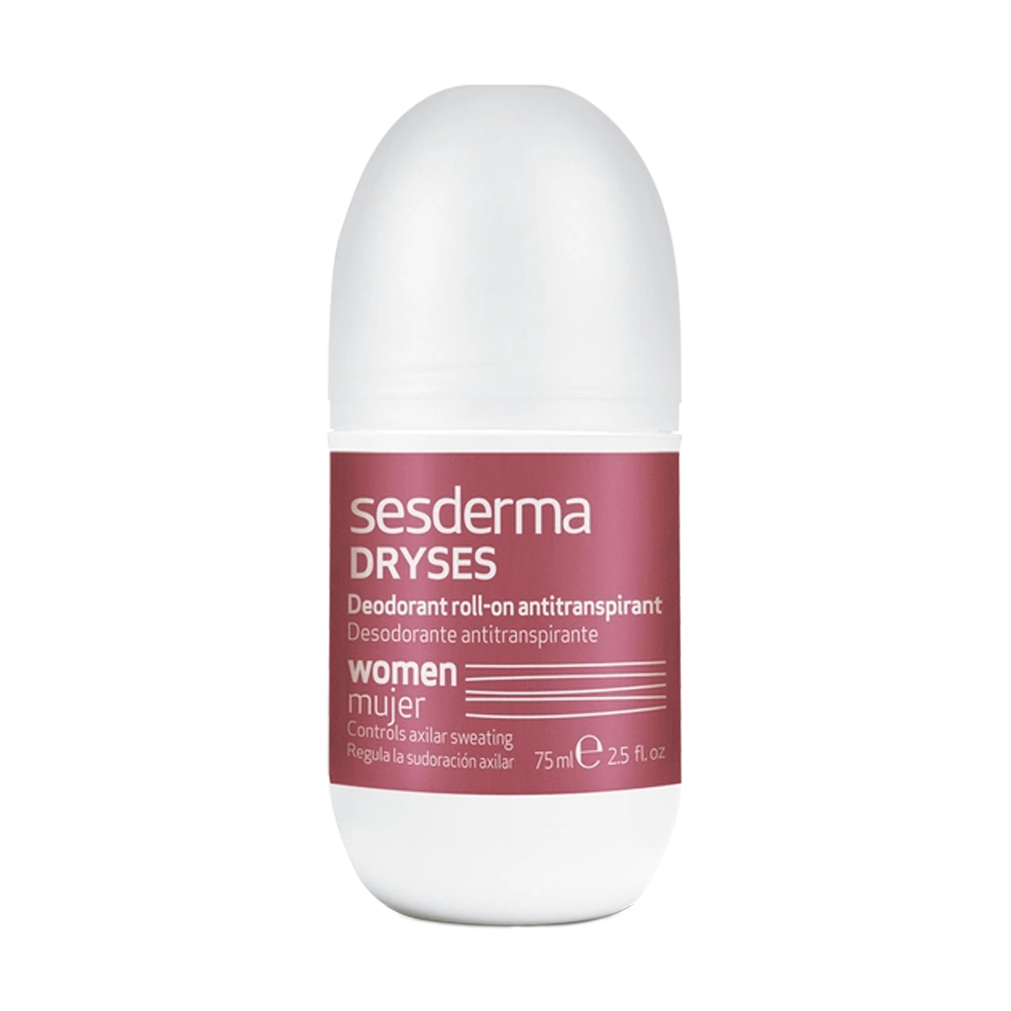 Кульковий дезодорант-антиперспірант Sesderma Dryses Deodorant Roll-On Antiperspirant Women Mujer жіночий, 75 мл