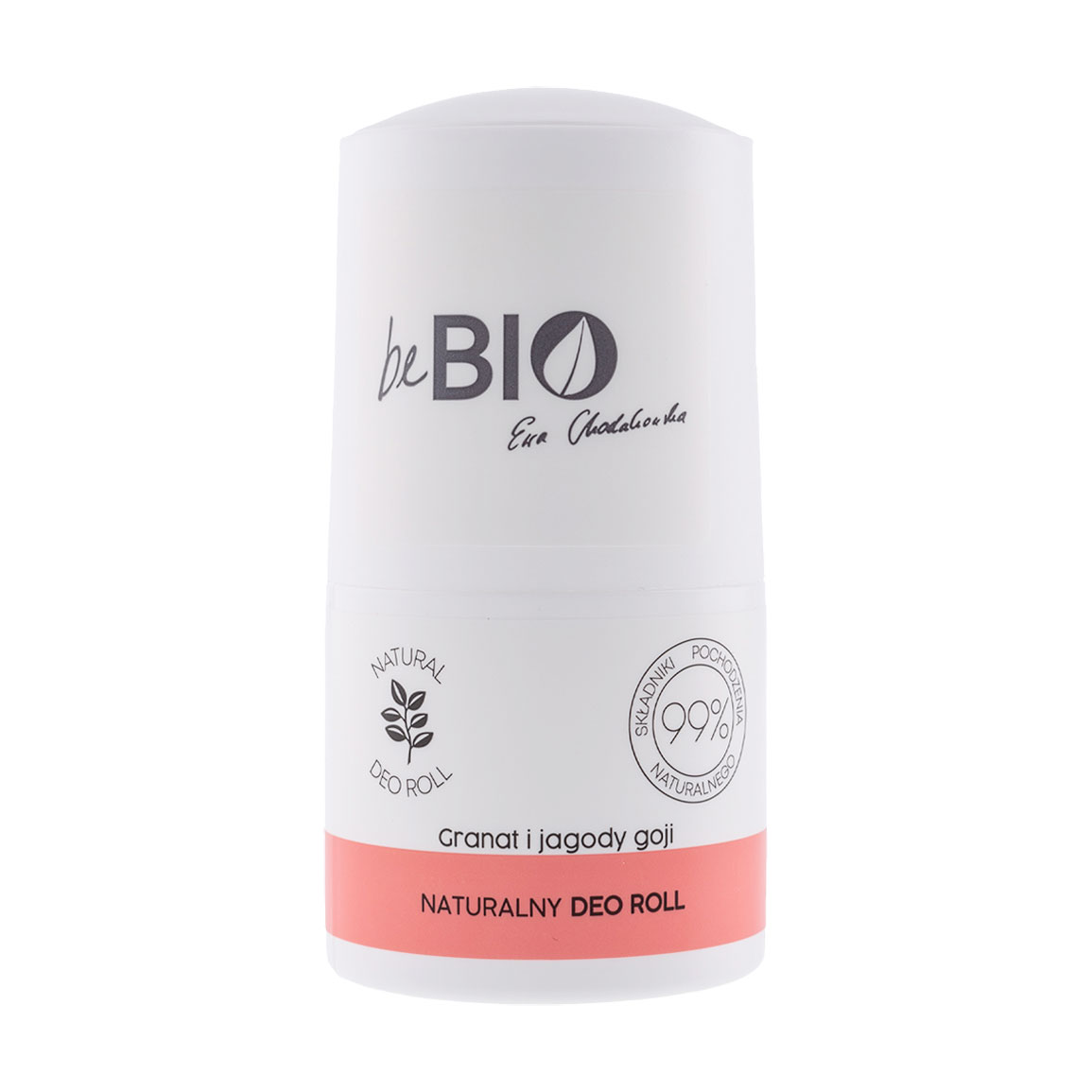 Кульковий дезодорант beBIO Natural Deodorant Roll-On Гранат та ягоди годжі, 50 мл