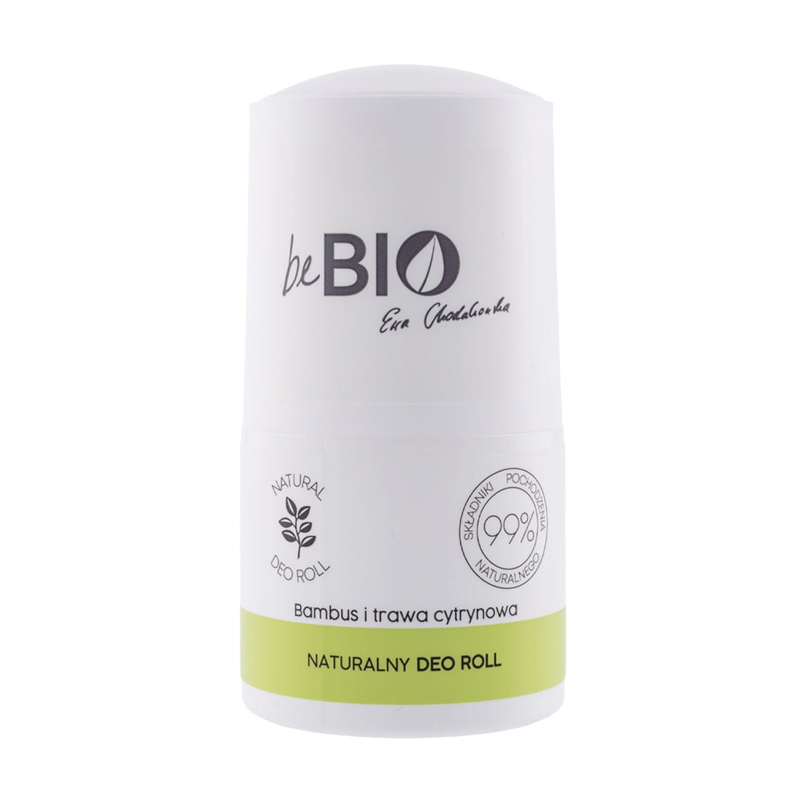 Кульковий дезодорант beBIO Natural Deodorant Roll-On Лемонграс та бамбук, 50 мл
