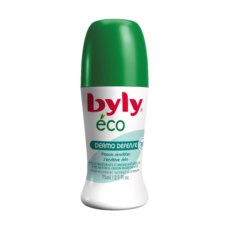 Кульковий дезодорант Byly Eco Dermo Defense для атопічної та чутливої шкіри, 75 мл