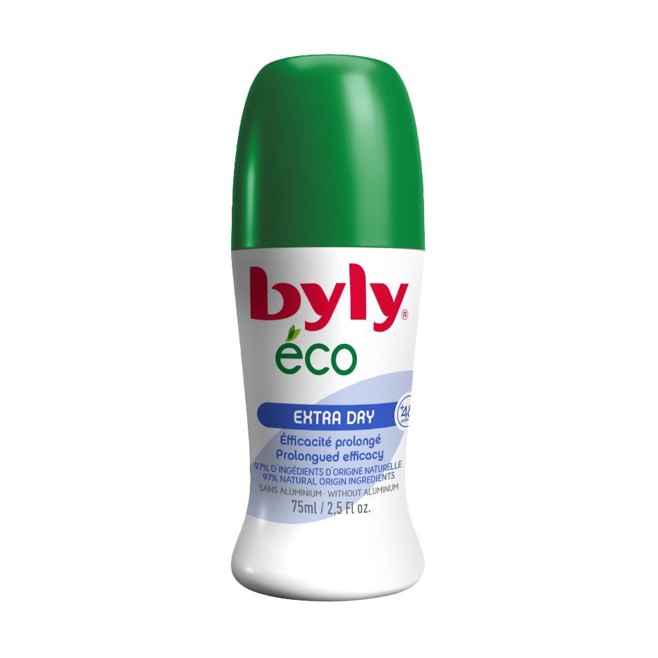 Кульковий дезодорант Byly Eco Extra Dry для атопічної та чутливої шкіри, 75 мл