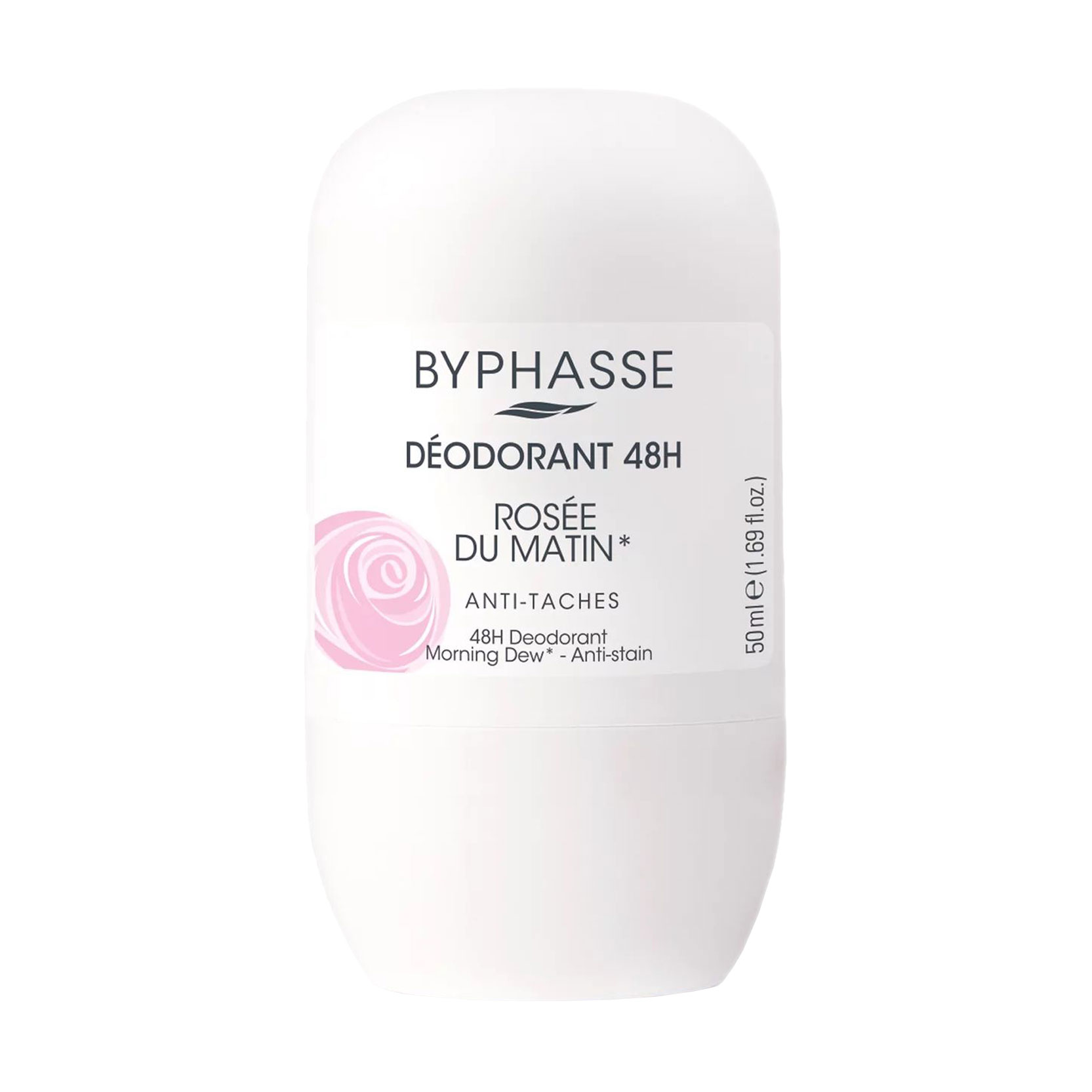 Кульковий дезодорант Byphasse 48H Deodorant Ранкова роса, жіночий, 50 мл