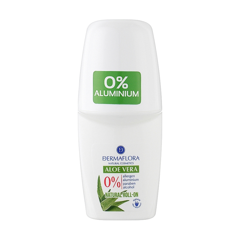 Кульковий дезодорант Dermaflora Aloe Vera Deodorant Roll-on жіночий, з алое вера, 50 мл