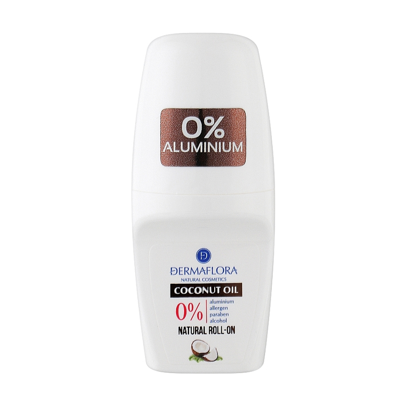 Кульковий дезодорант Dermaflora Coconut Oil Deodorant Roll-on жіночий, з кокосовою олією, 50 мл