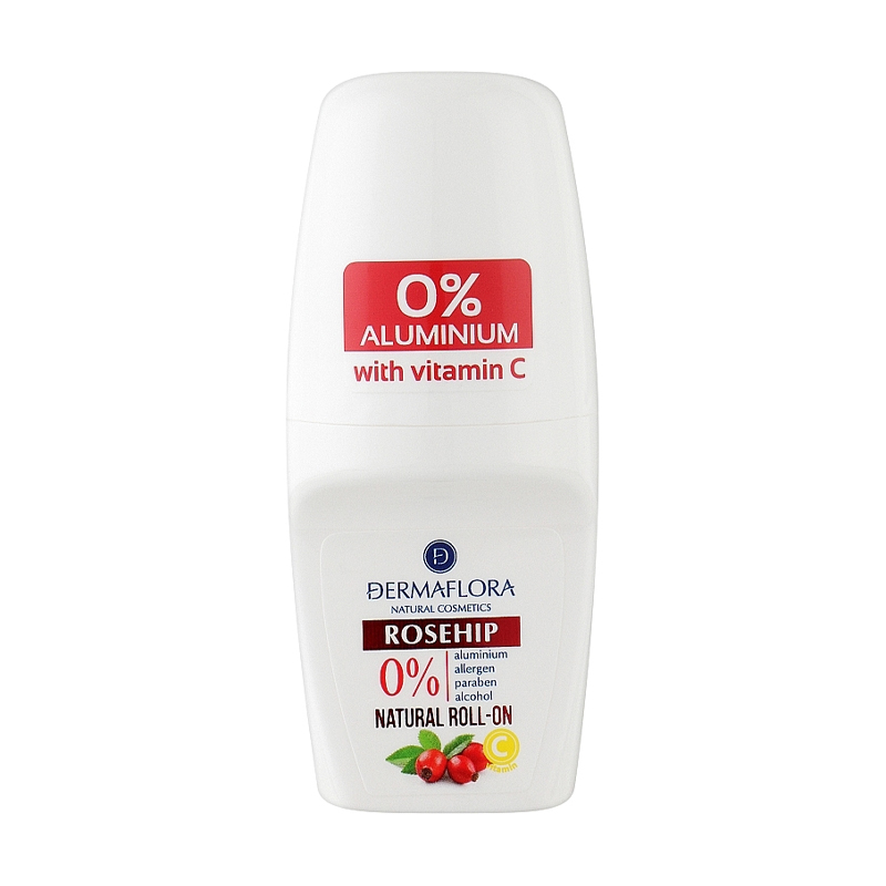 Кульковий дезодорант Dermaflora Rosehip Deodorant Roll-on жіночий, з шипшиною, 50 мл