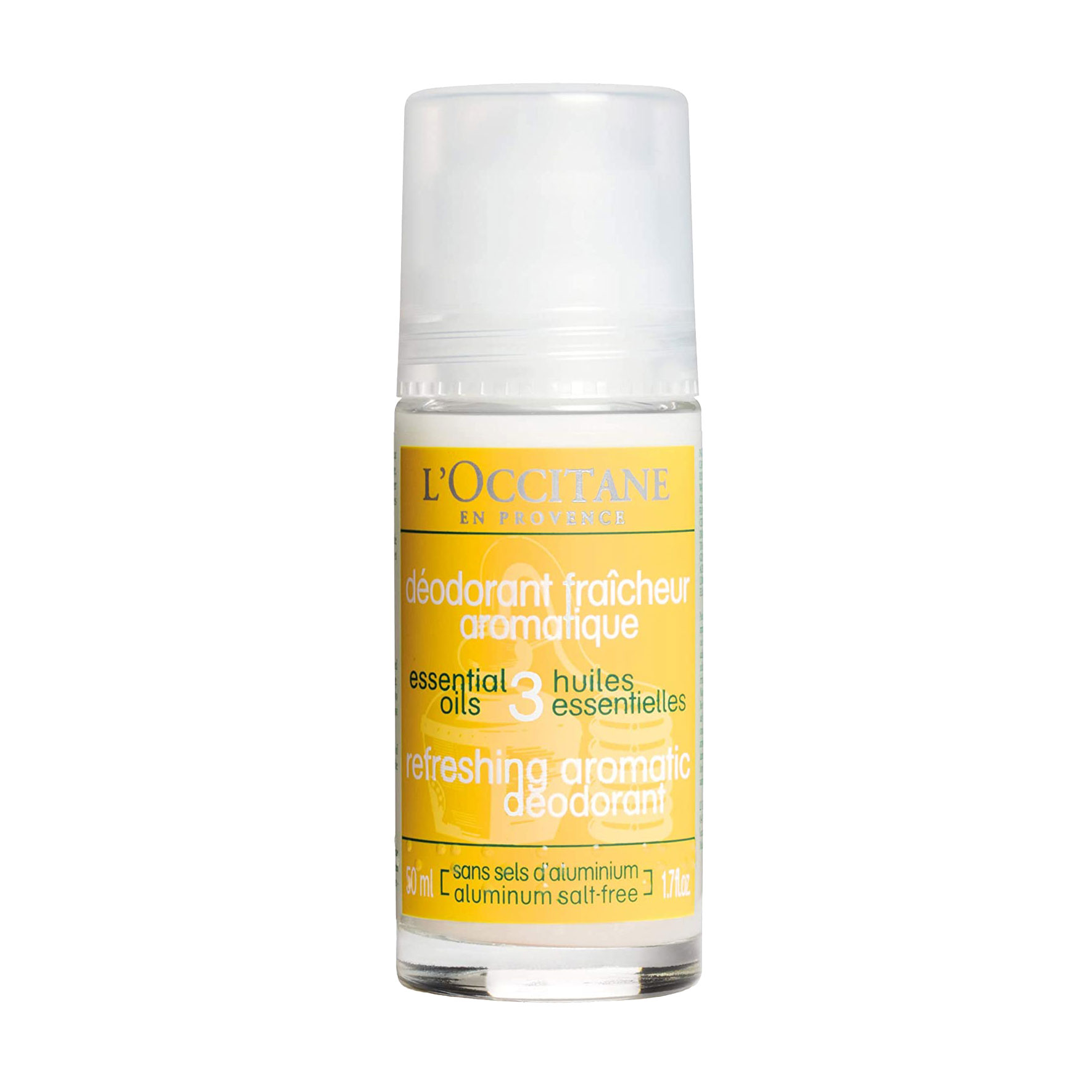 Кульковий дезодорант L'Occitane Refreshing Aromatic Deodorant жіночий, 50 мл