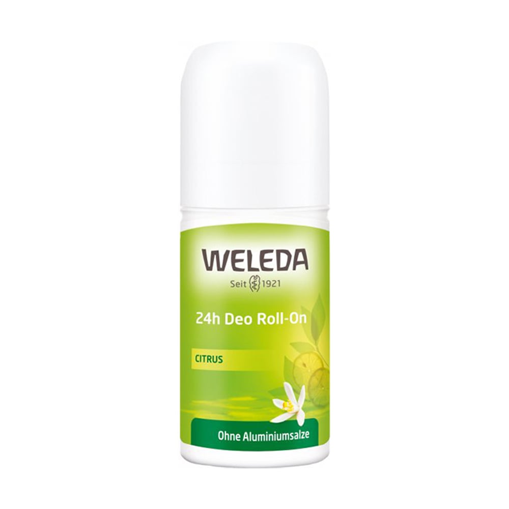 Кульковий дезодорант Weleda 24h Citrus Deodorant Roll-On Цитрус, жіночий, 50 мл