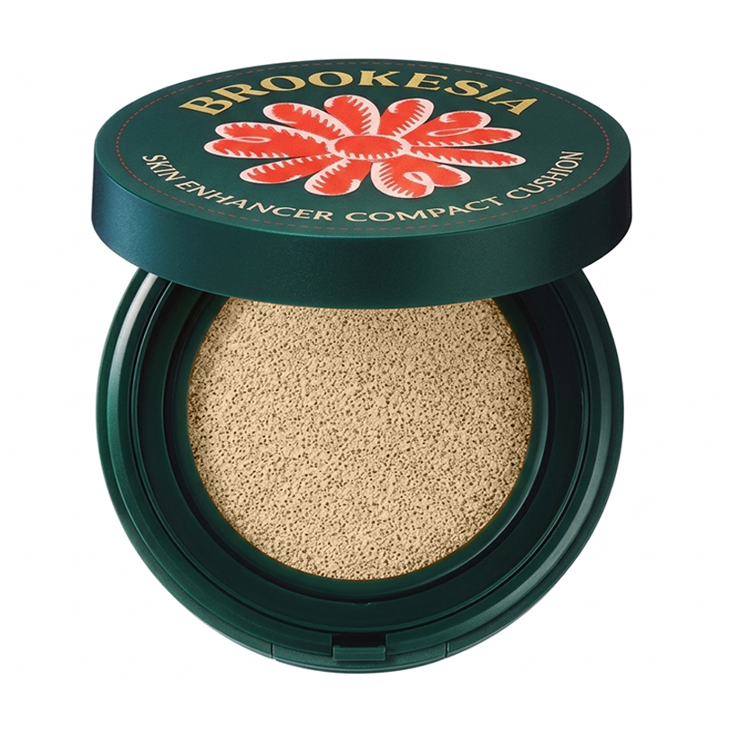 Кушон для обличчя BROOKESIA Skin Inhancer Compact Cushion Matte, SPF 40 PA++, 02 Soft Rosy, 12 г
