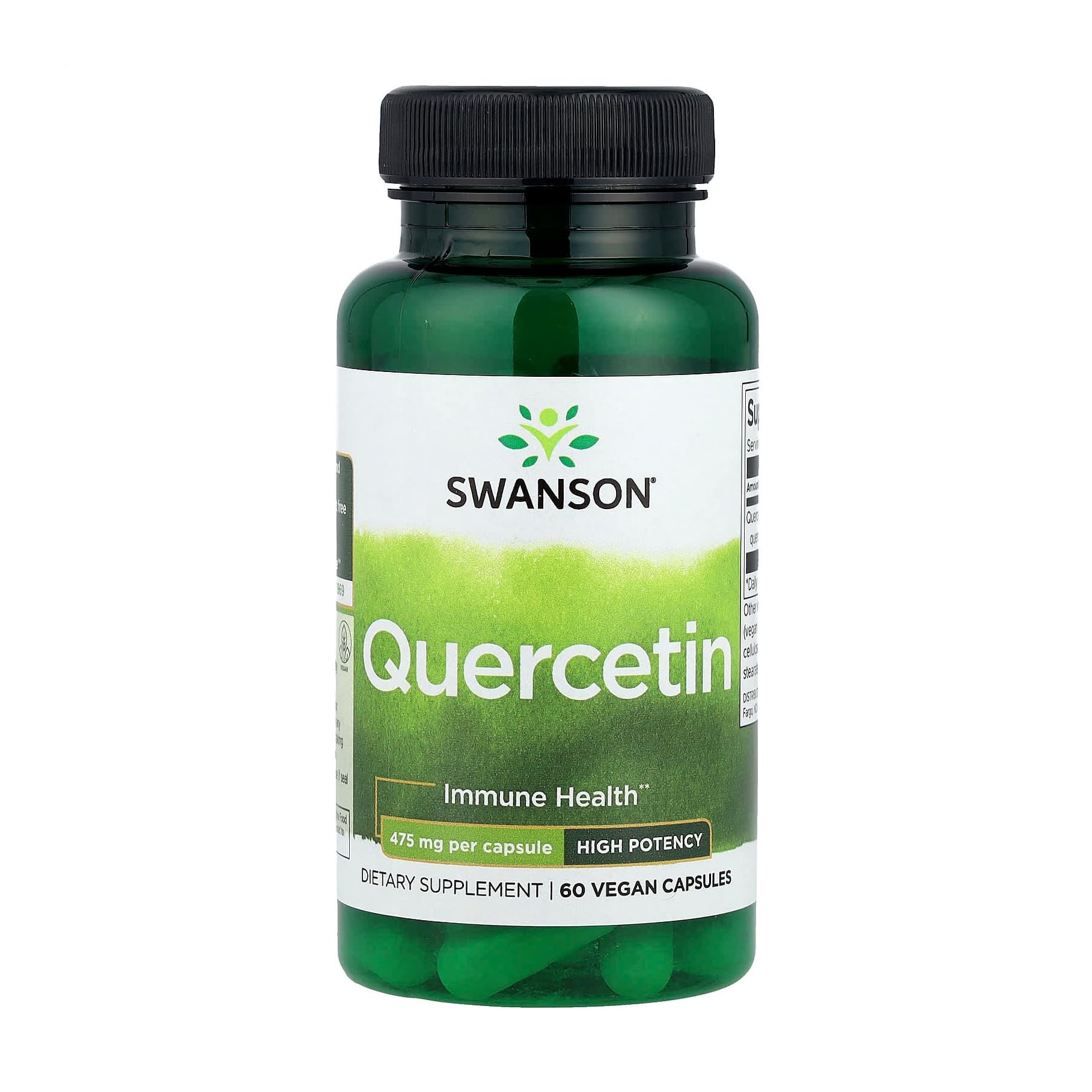Кверцетин Swanson Quercetin 475 мг, 60 веганських капсул