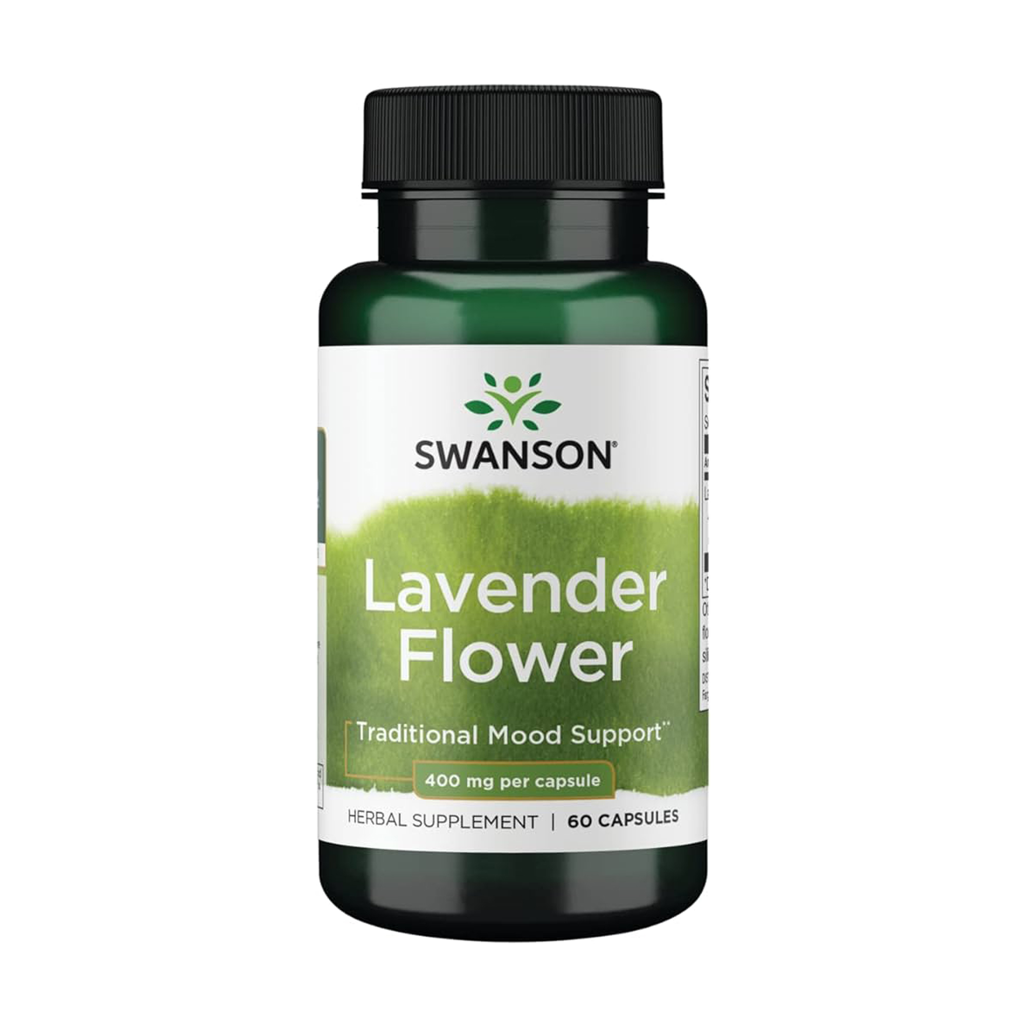 Квітка лаванди Swanson Full Spectrum Lavender Flower 400 мг, 60 капсул
