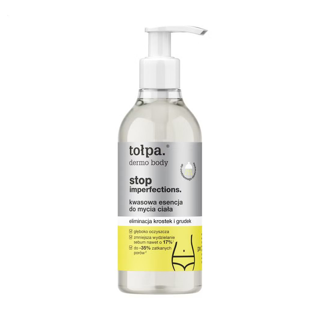 Кислотна есенція для миття тіла Tolpa Dermo Body Stop Imperfections., 300 мл