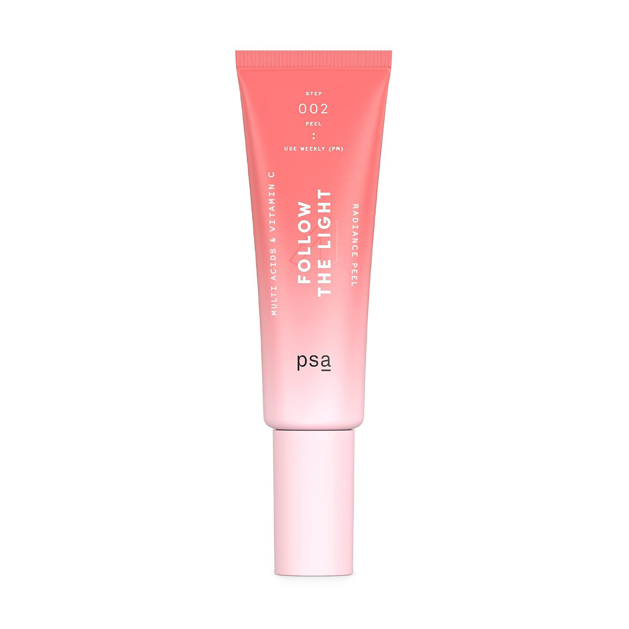 Кислотно-вітамінний пілінг для обличчя PSA Follow The Light Multi Acids &amp; Vitamin C Radiance Peel для сяйва шкіри, 50 мл