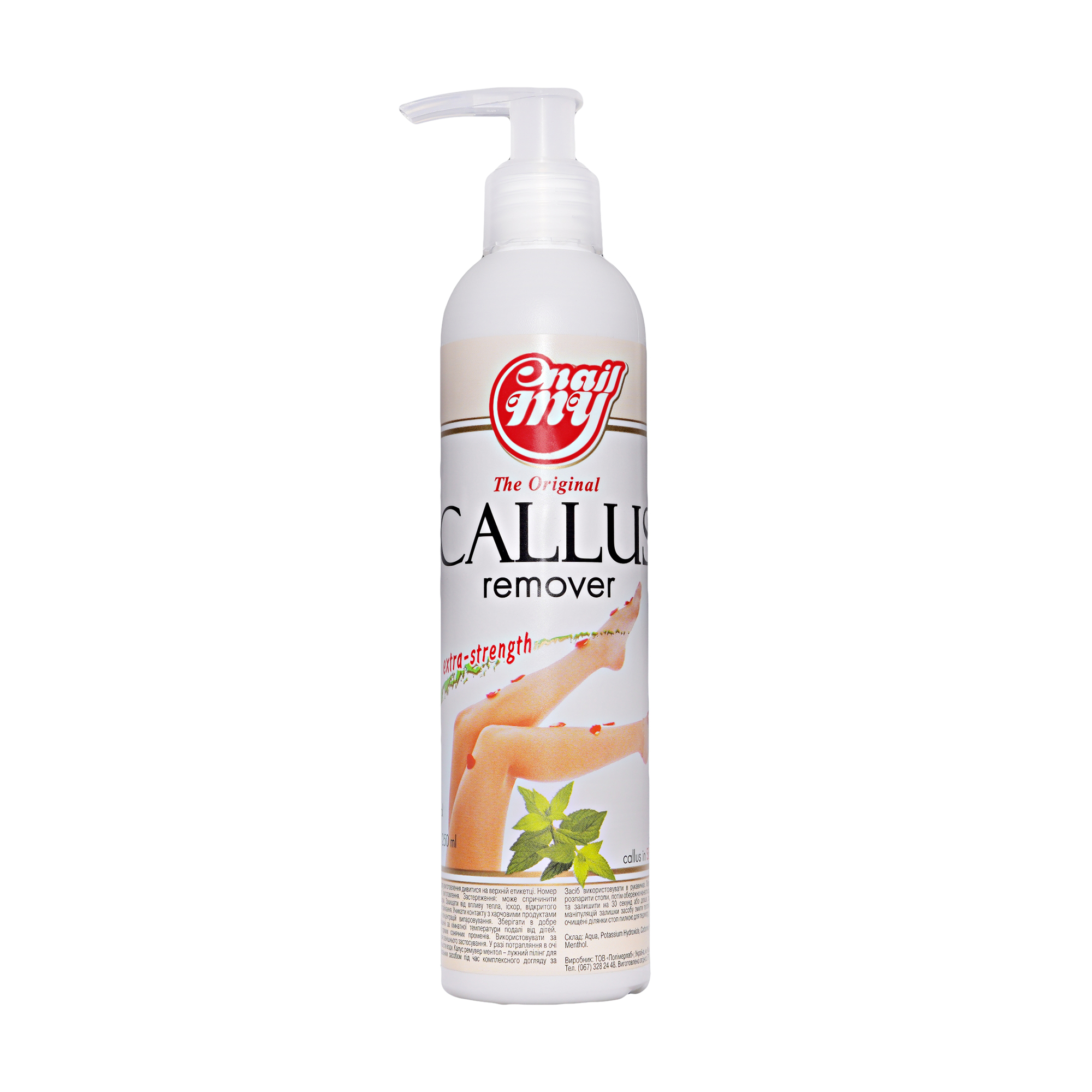 Кислотний пілінг для ніг My Nail Callus Remover Ментол, 250 мл