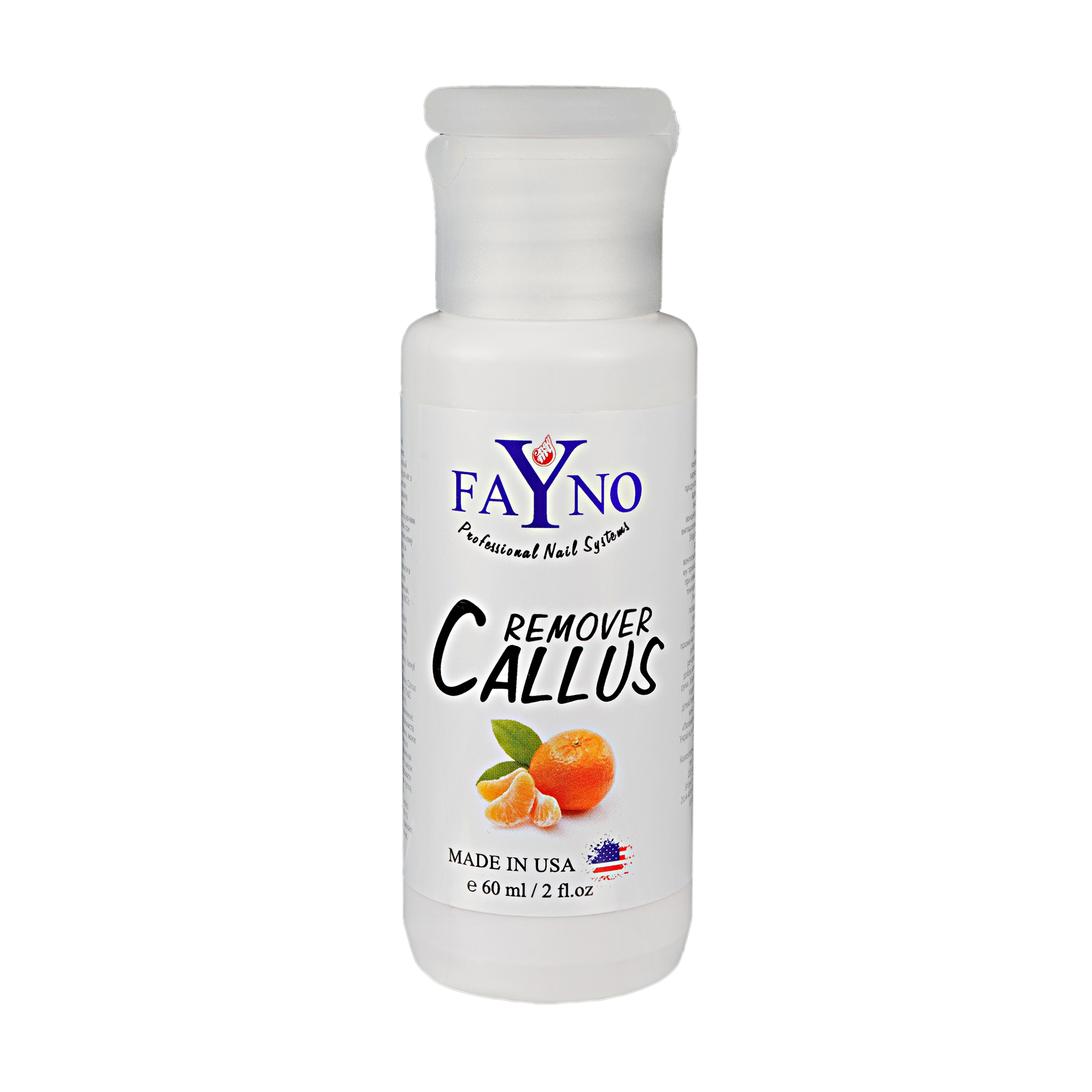 Кислотний пілінг для педикюру Fayno Callus Remover Мандарин, 60 мл