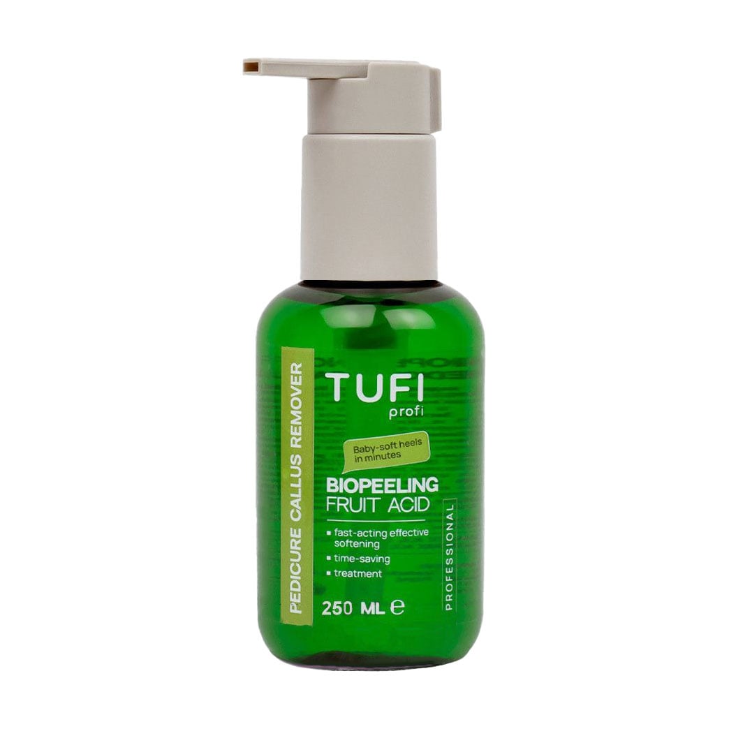 Кислотний ремувер для педикюру Tufi profi BioPeeling Fruit Acid, 250 мл
