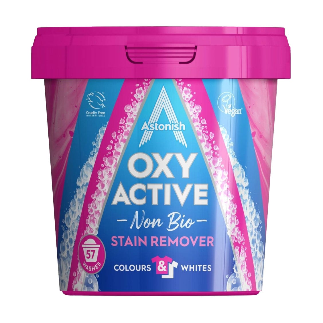 Кисневий засіб для видалення складних плям Astonish Oxy Active Stain Remover, 1.25 кг