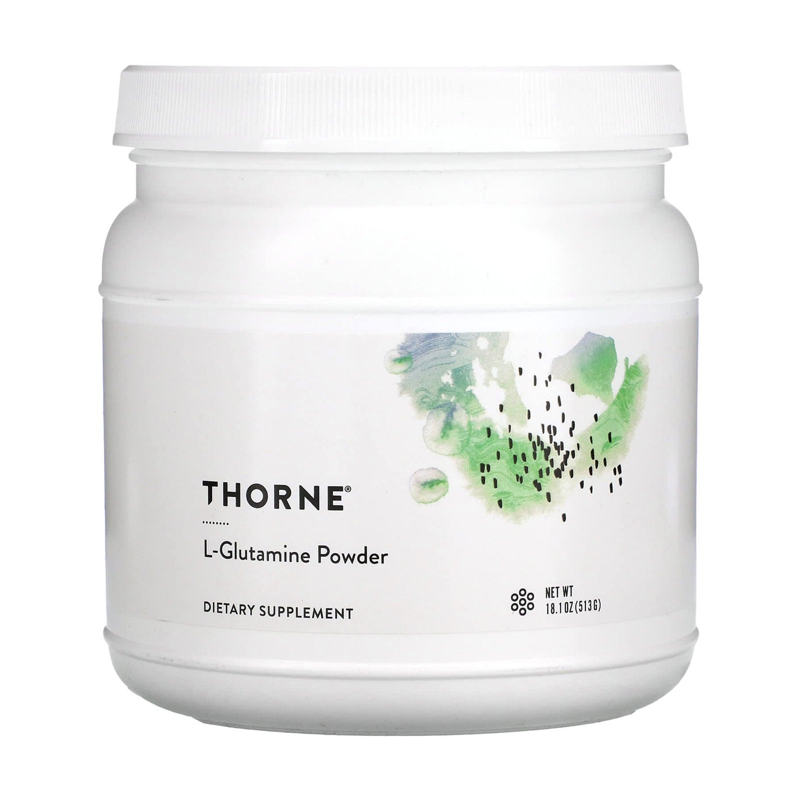 L-глютамін Thorne Research L-Glutamine в порошку, 513 г