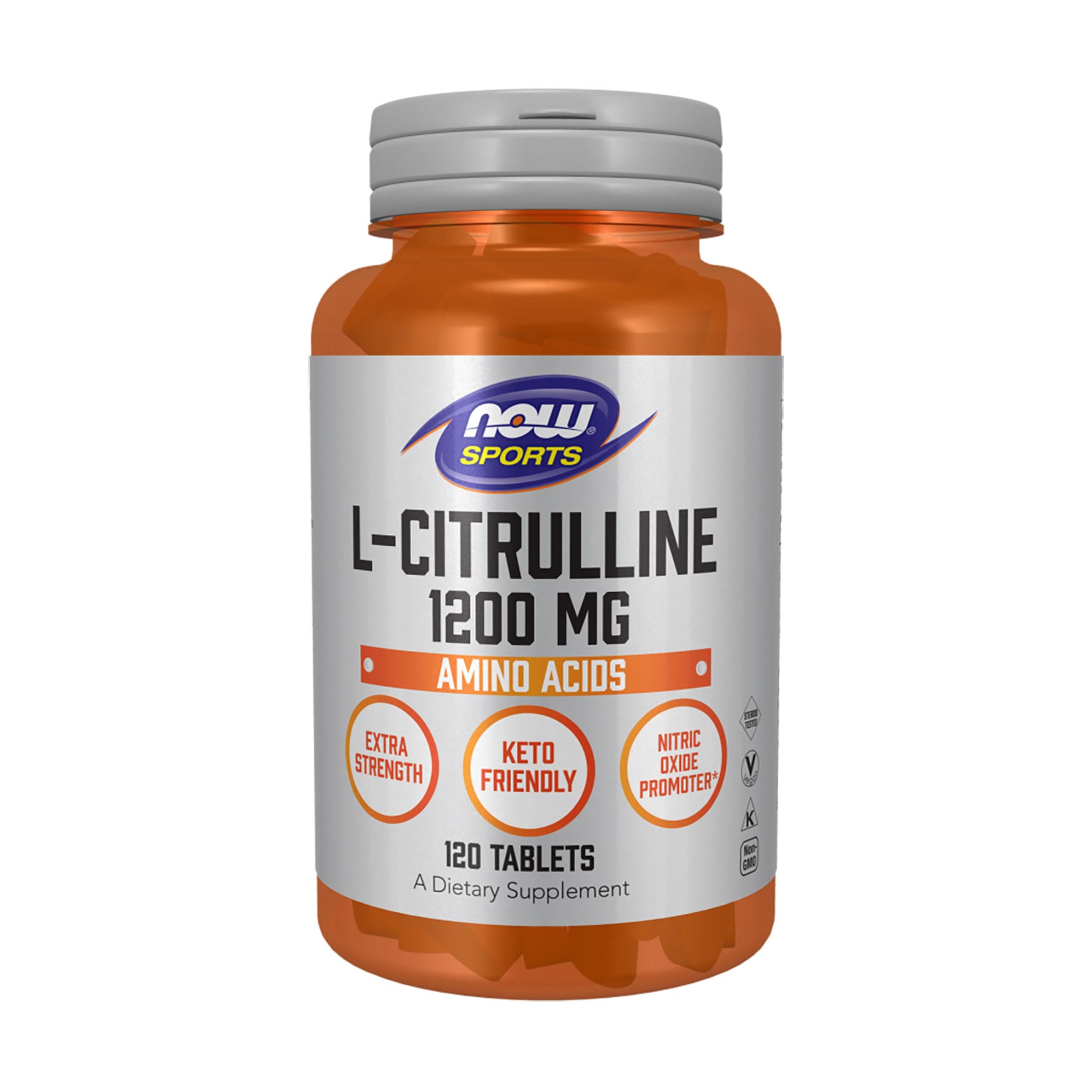 L- Цитрулін NOW foods L-Citrulline 1200 мг, 120 таблеток
