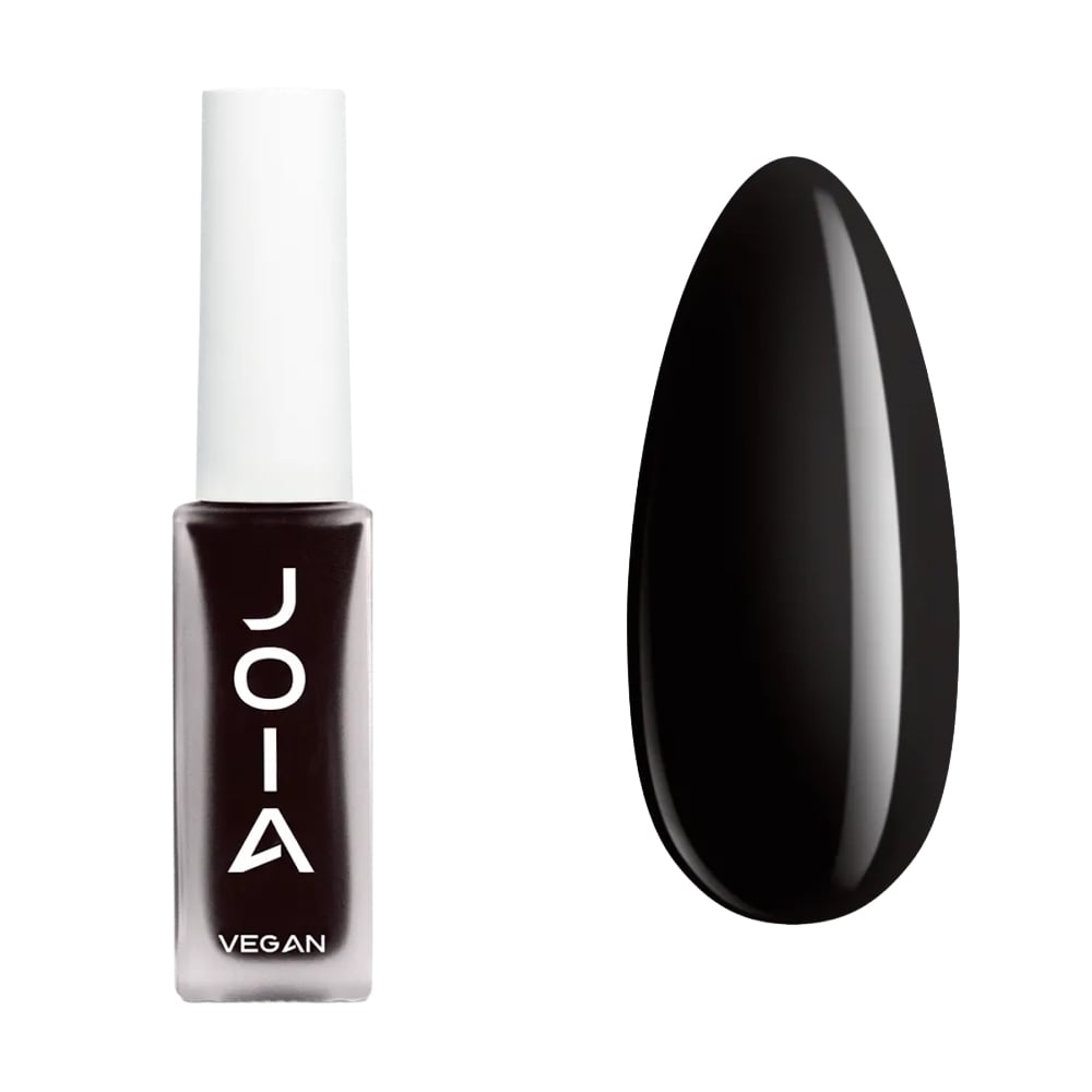 Лак для нігтів JOIA vegan Nail Care Polish 4in1, 10 Perfect Black, 8 мл