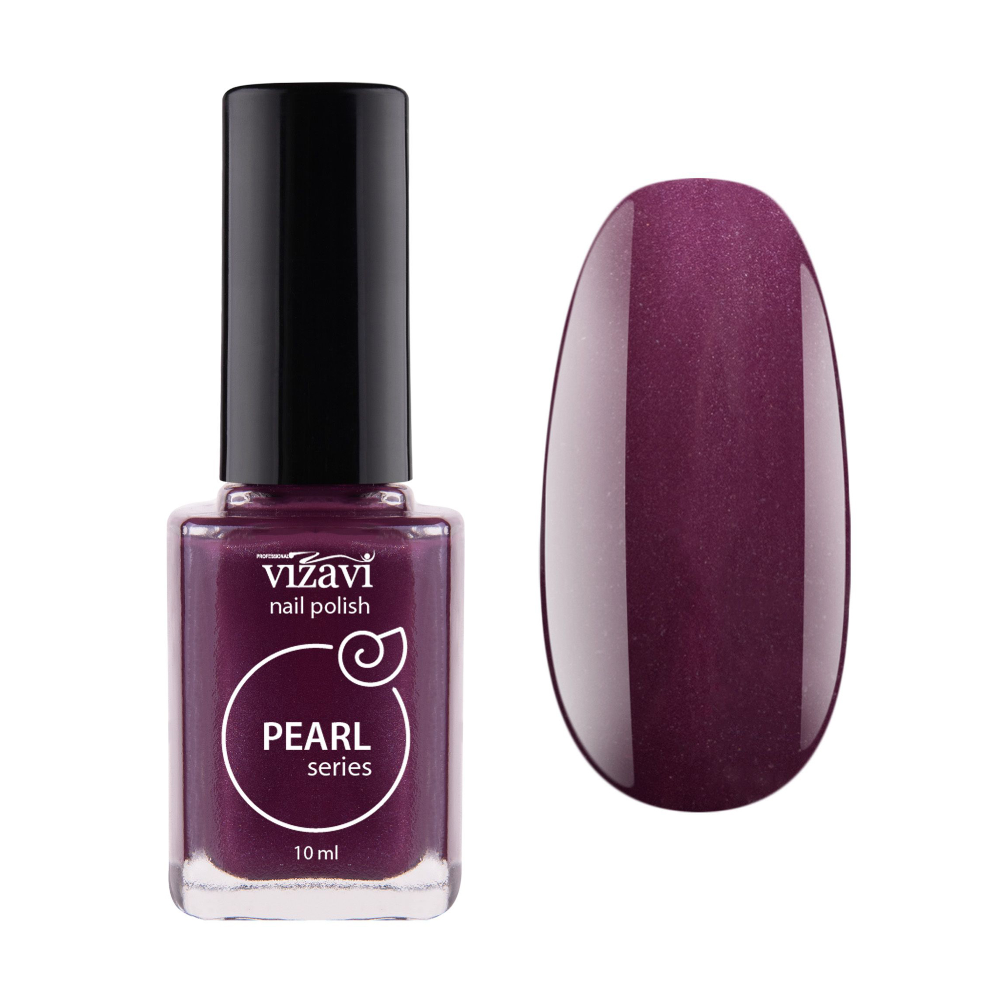 Лак для нігтів Vizavi Professional Pearl Series Nail Polish 20 Бузковий, 10 мл