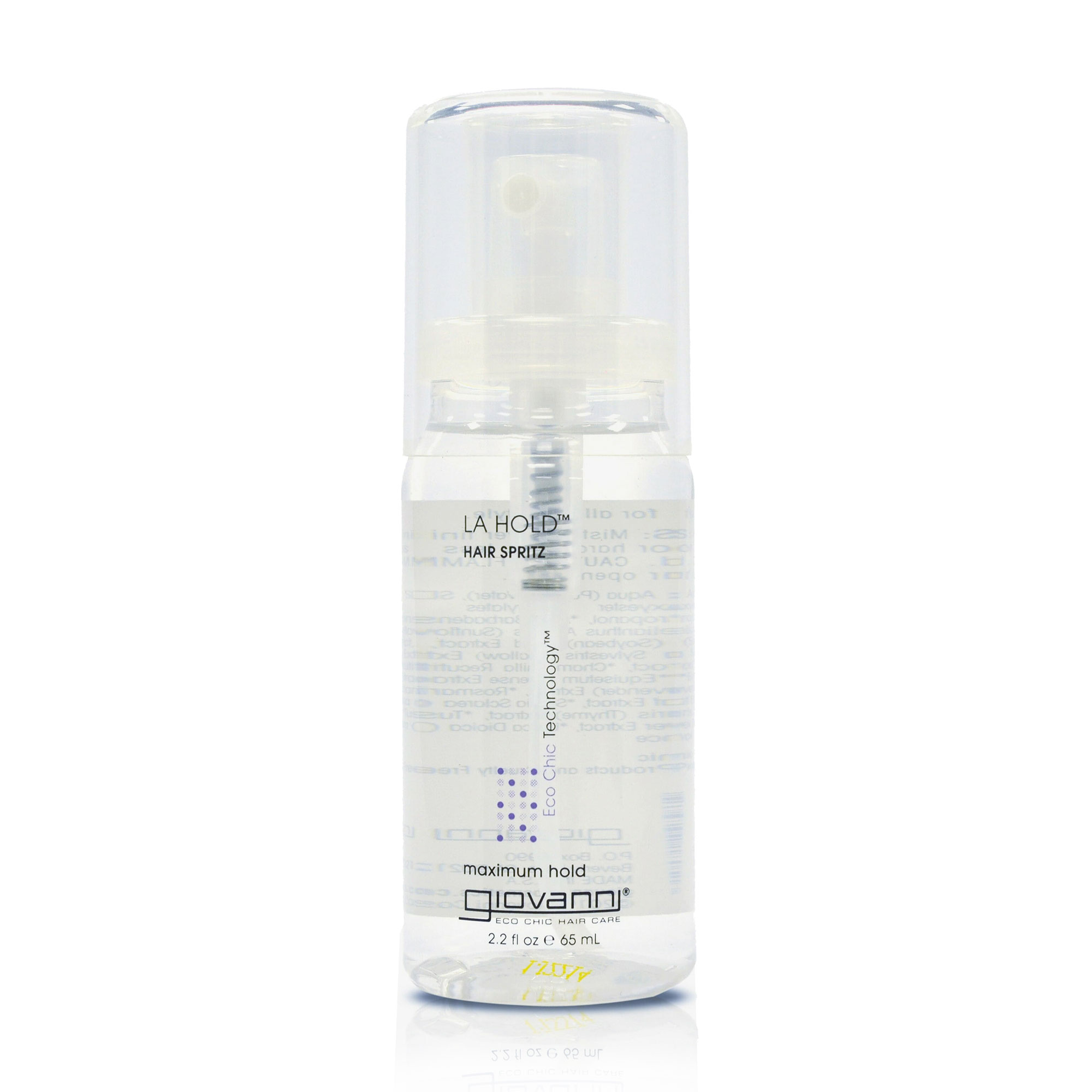 Лак для укладання волосся Giovanni Eco Chic Technology Hair Spritz максимальна фіксація, 65 мл