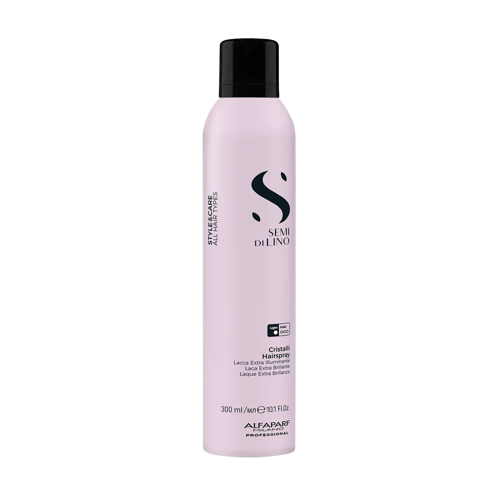 Лак для волосся Alfaparf Semi Di Lino Style &amp; Care Cristalli Hairspray Легка фіксація, 300 мл