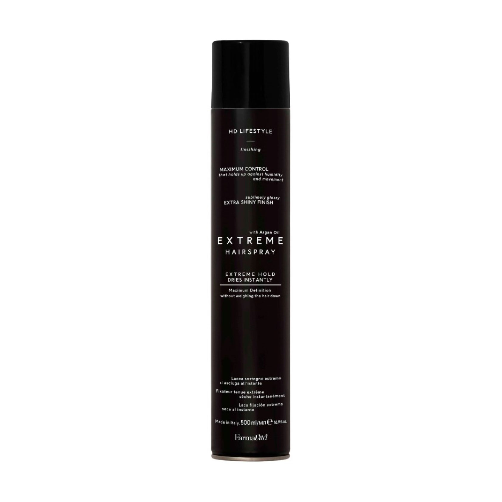 Лак для волосся FarmaVita HD Life Style Hairspray Extreme надсильної фіксації, 500 мл