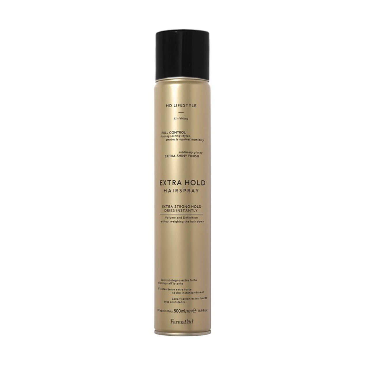Лак для волосся FarmaVita HD Life Style Hairspray Extra Hold екстрасильної фіксації, 500 мл