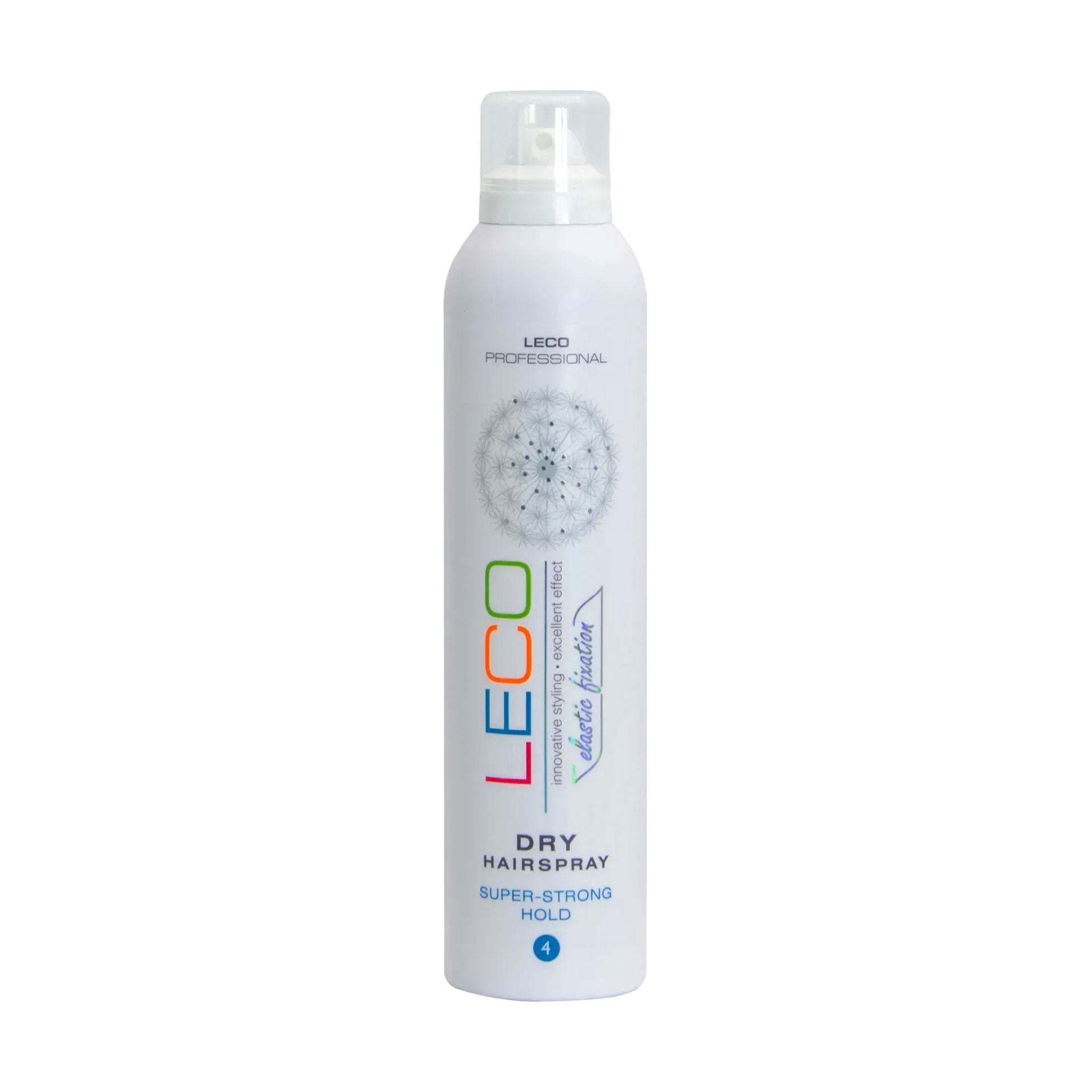 Лак для волосся Leco Professional Dry Hairspray Надсильна фіксація, сухе розпилення, 300 мл