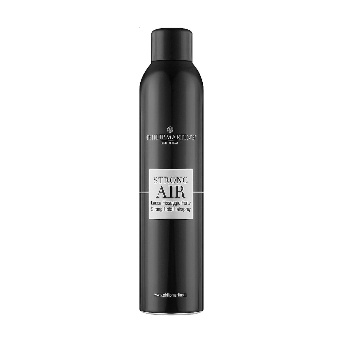 Лак для волосся Philip Martin's Air Hairspray Strong Hold Black Сильна фіксація, 300 мл